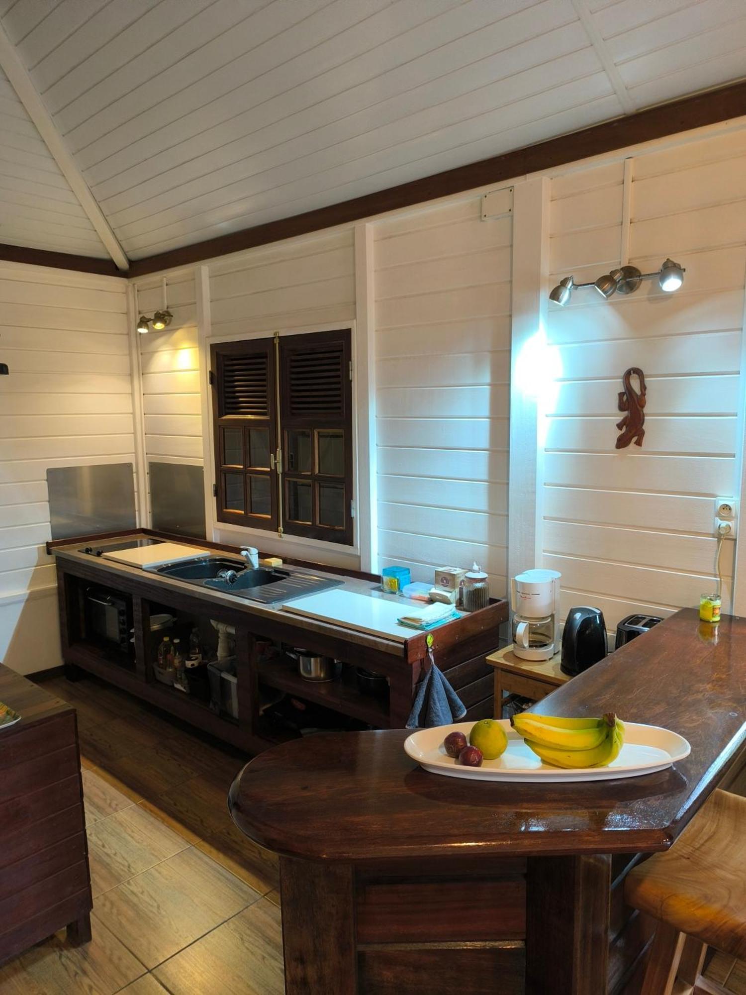 Studio Brazilia Bois Et Nature, Terrasse Avec Vue Sur Les Pitons Le Robert Exterior foto